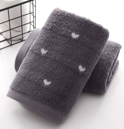 Luxe, Zachte Handdoek met hartvormpjes erop