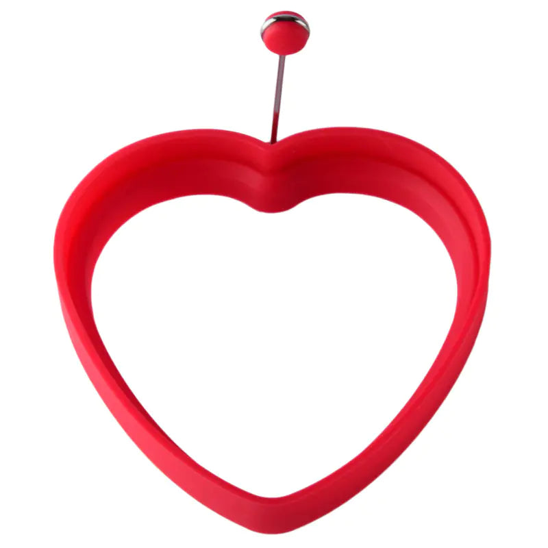 Silicone Heart-Shaped Fried Egg Mold with Handle