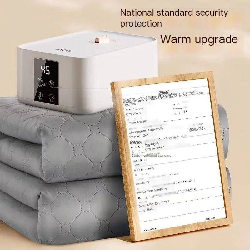 Elektrische Verwarmde Deken – Met Dubbele Temperatuurregeling