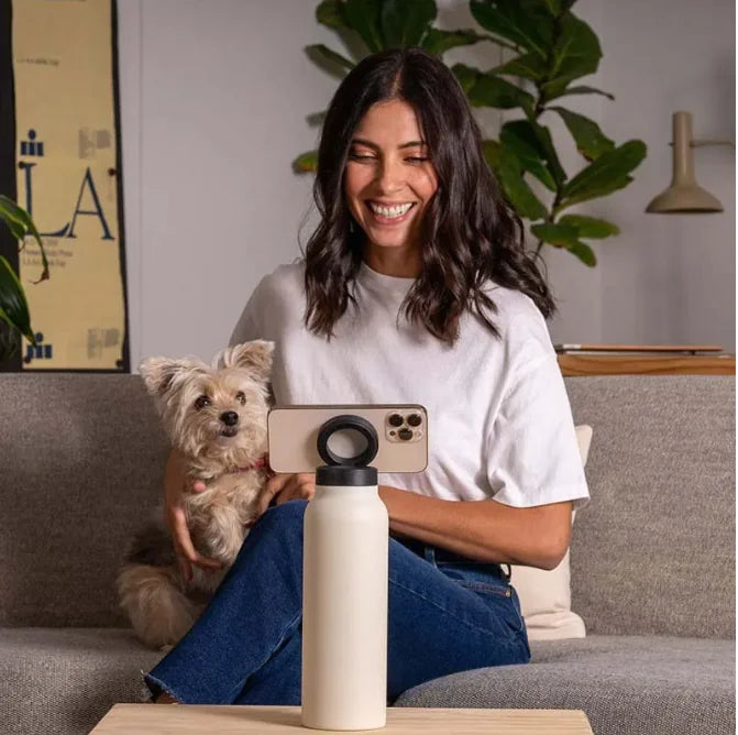 Drinkfles met antisliphandgreep 800 ml